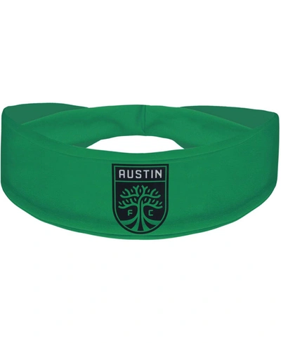 Shop Vertical Athletics Green Austin Fc Primary Logo Cooling Headband