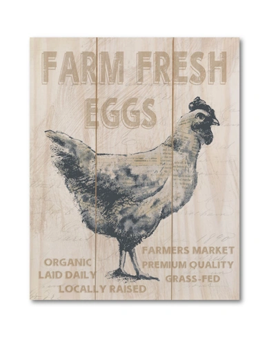 Shop Courtside Market Fresh Farm Eggs I 10.5x14 Board Art In Multi