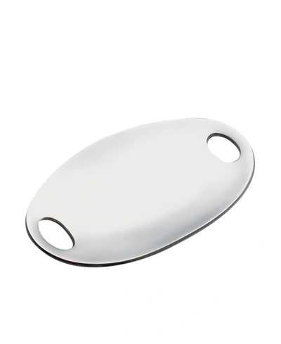 Shop Nambe Pebble Handled Tray In Metal