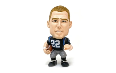 Shop Party Animal Carolina Panthers Big Shot Ballers Figurine In Assorted