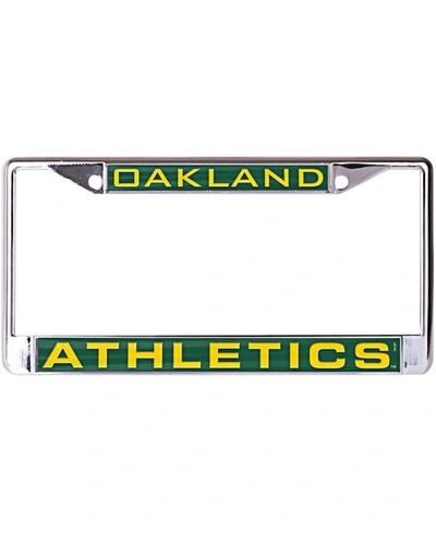 Shop Lids Wincraft Oakland Athletics Laser Inlaid Metal License Plate Frame In Multi