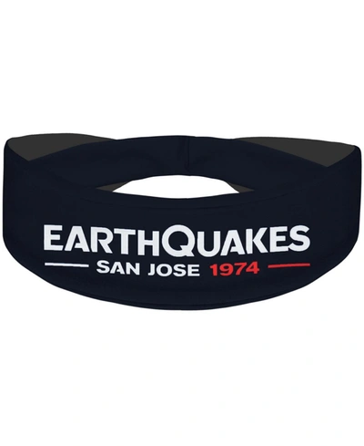 Vertical Athletics Black San Jose Earthquakes Alternate Logo Cooling Headband In Black