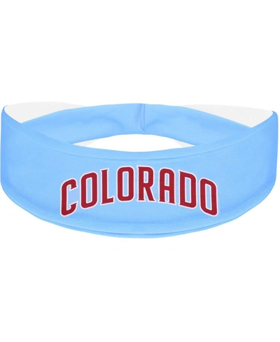 Shop Vertical Athletics Sky Blue Colorado Rapids Alternate Logo Cooling Headband