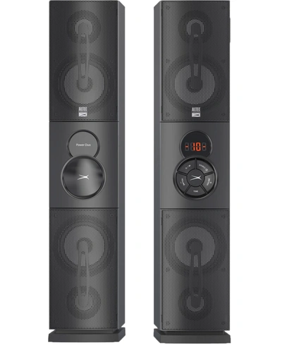 Shop Altec Lansing Party Duo Tower Speakers, Set Of 4 In Black