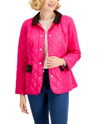 Charter club clearance petite quilted jacket
