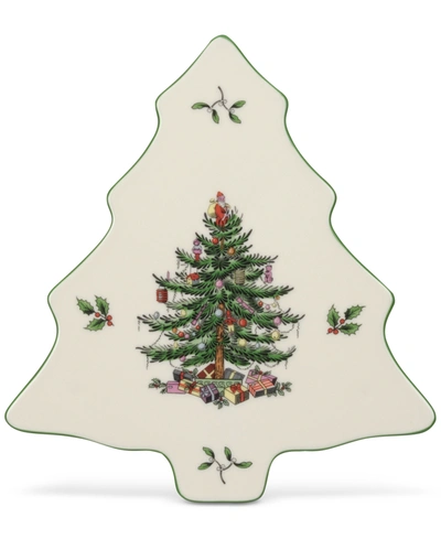 Spode Christmas Tree Trivet In Multi