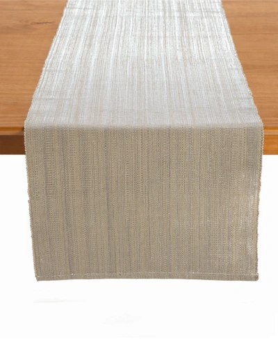 Tableau Sparkle Standard Table Runner, 72" X 14" In Silver-tone
