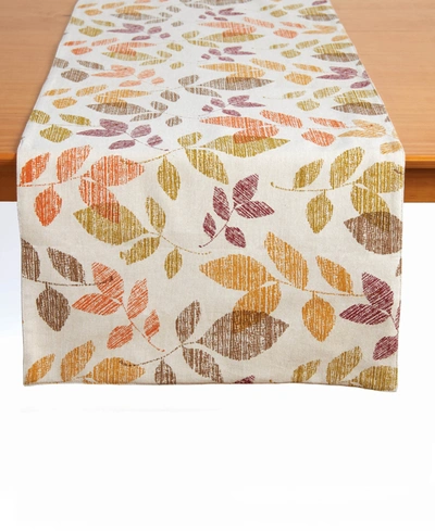 Shop Tableau Leaf Medley Table Runner, 72" X 14" In Multi