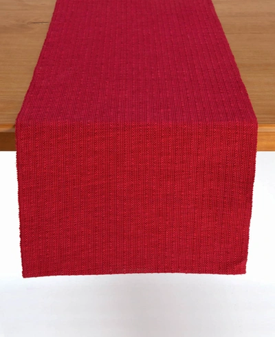 Shop Tableau Holiday Dash Table Runner, 72" X 14" In Red