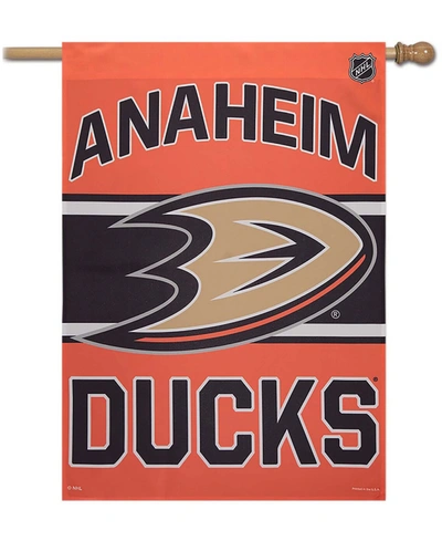 Wincraft Multi Anaheim Ducks 28" X 40" Wordmark Single-sided Vertical Banner In Multi