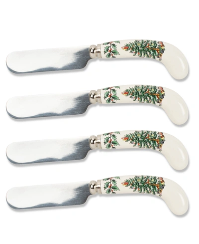 Spode Christmas Tree Spreaders, Set Of 4