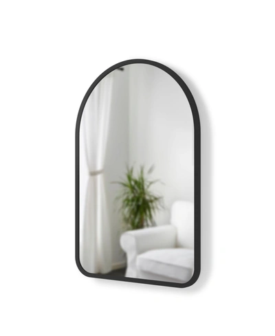 Shop Umbra Hub Arched Mirror In Black