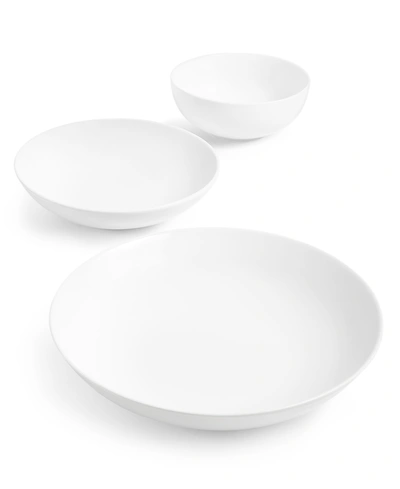 The Cellar 12 Pc. All Bowl Dinnerware Set, Service For 4, Created For Macy's In White