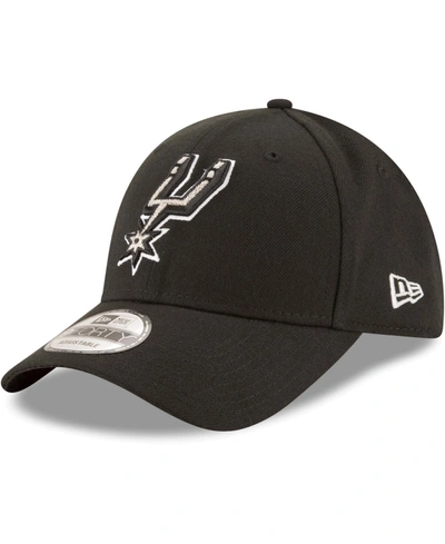 Nike New Era Men's San Antonio Spurs Official The League 9forty Adjustable Cap In Black