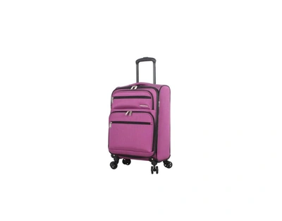 Shop Steve Madden Lightning 22" Expandable Carry-on Spinner, Created For Macy's In Purple