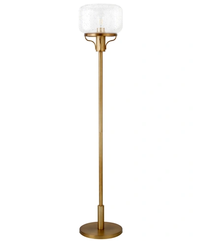 Shop Hudson & Canal Tatum Globe Stem Floor Lamp In Brushed Brass