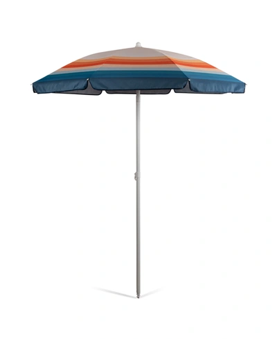Oniva 5.5' Portable Beach Umbrella In Phoenix Stripe