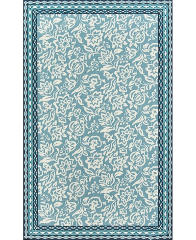 Shop Madcap Cottage Under The Loggia Rokeby Road 8' X 10' Indoor/outdoor Area Rug In Blue
