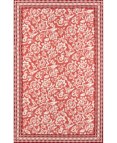 Shop Madcap Cottage Under The Loggia Rokeby Road 5' X 8' Indoor/outdoor Area Rug In Red