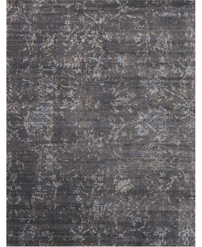 Nourison Lucent Lcn04 Charcoal 5'6" X 7'6" Area Rug In Charcoal