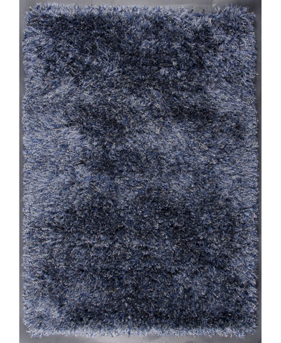 Shop Luxacor Milan Mil-02 5'3" X 7'9" Area Rug In Blue/gray