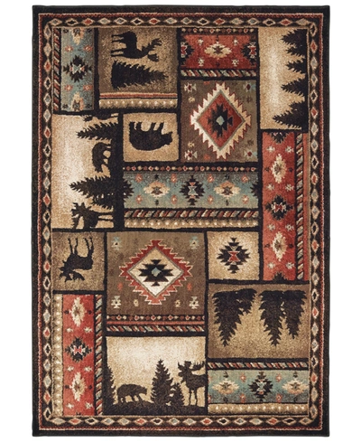 Shop Oriental Weavers Woodlands 1041c 1'10" X 7'6" Runner Rug In Black/multi