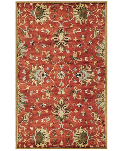 Shop Kas Syriana Agra 5' X 8' Area Rug In Sienna