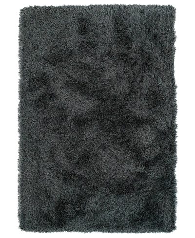 Macy's Fine Rug Gallery Impact Ia100 3' 6" X 5' 6" Shag Area Rug In Midnight