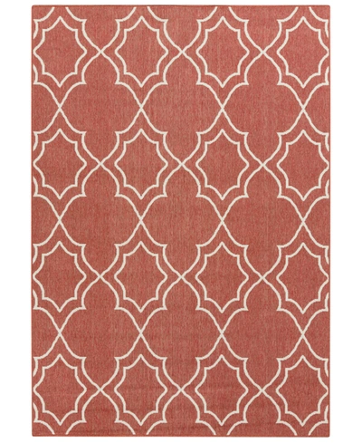 Surya Closeout! Livabliss Alfresco Alf-9591 Rust 2'3" X 4'6" Area Rug, Indoor/outdoor In Rust