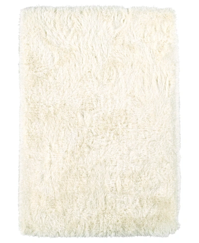 Macy's Fine Rug Gallery Impact Ia100 5' X 7' 6" Shag Area Rug In Ivory
