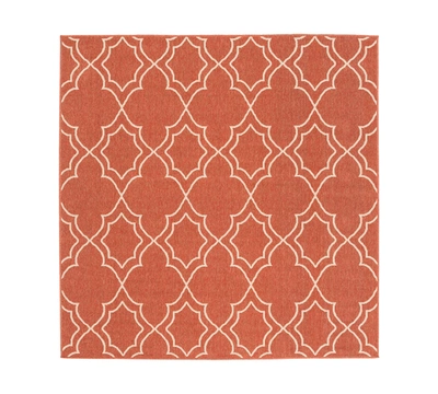 Surya Closeout! Livabliss Alfresco Alf-9591 Rust 8'9" Square Area Rug, Indoor/outdoor In Rust