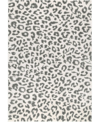 Nuloom Leopard Rzbd61a Gray 6'7" X 9' Area Rug In Gray