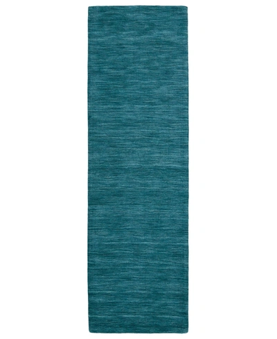 Shop Simply Woven Nia R8049 2'6" X 8' Runner Rug In Teal