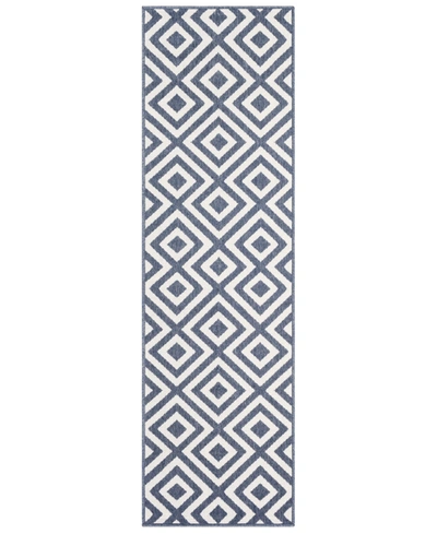 Surya Alfresco Alf-9657 Charcoal 2'3" X 11'9" Runner Area Rug, Indoor/outdoor In Charcoal