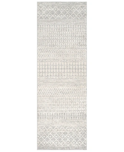Surya Elaziz Elz-2308 Light Gray 2'7" X 10' Runner Area Rug In Light Gray