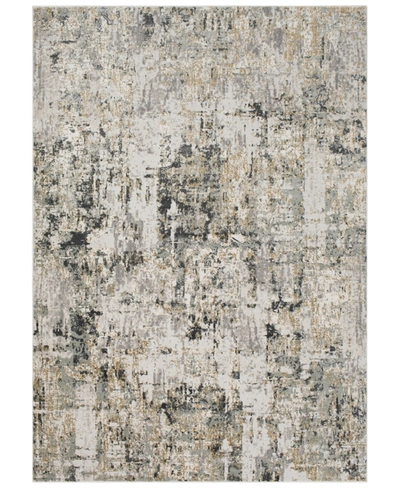 Surya Quatro Qua-2300 Medium Gray 7'10" X 10'3" Area Rug In Medium Gray