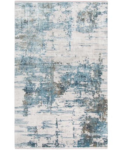 Shop Amer Rugs Venice Veron 4'11" X 7'6" Area Rug In Ivory/blue