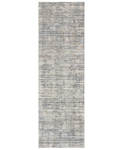 Surya Presidential Pdt-2308 Medium Gray 3'3" X 8' Runner Area Rug In Medium Gray