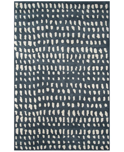 Shop Novogratz Collection Novogratz By Momeni Delmar Del11 Blue 5' X 8' Area Rug