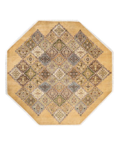 Shop Adorn Hand Woven Rugs Closeout!  Mogul M1521 7'1" X 7'1" Octagon Area Rug In Yellow