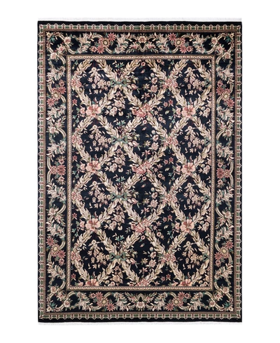 Shop Adorn Hand Woven Rugs Mogul M1749 6' X 8'10" Area Rug In Black