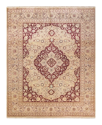 Shop Adorn Hand Woven Rugs Mogul M1190 8'1" X 10'1" Area Rug In Ivory