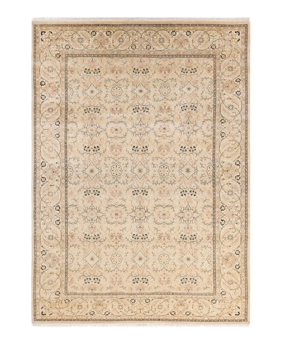 Shop Adorn Hand Woven Rugs Mogul M1605 6'3" X 9' Area Rug In Ivory