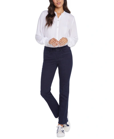 Shop Nydj Sheri Tummy-control Slim-leg Jeans In Rinse