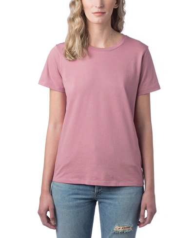 Shop Alternative Apparel Women's Her Go-to T-shirt In Whiskey Rose