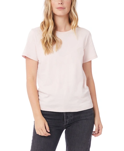 Shop Alternative Apparel Women's Her Go-to T-shirt In Faded Pink