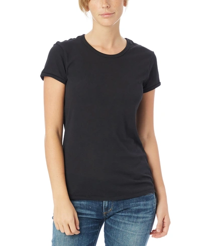 Shop Alternative Apparel Women's The Keepsake T-shirt In Black
