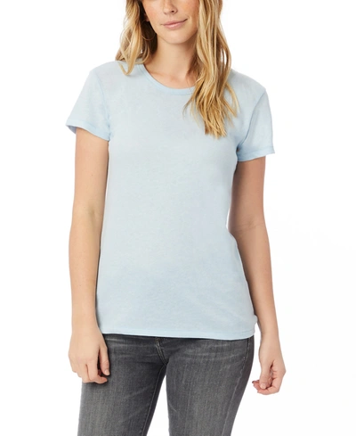 Shop Alternative Apparel Women's The Keepsake T-shirt In Blue Sky