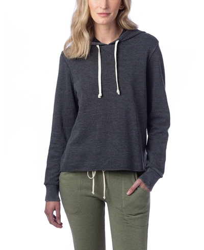 Shop Alternative Apparel Women's Day Off Hoodie In Washed Black