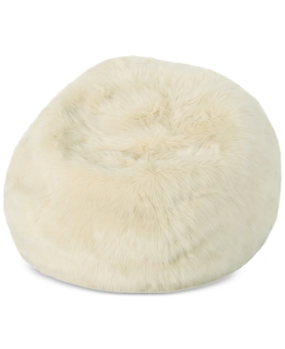Shop Noble House Warrin Bean Bag In Taupe